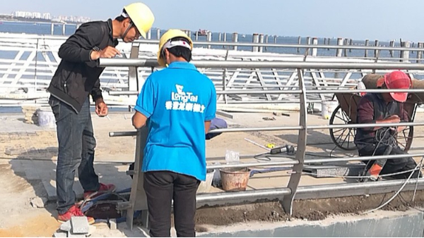 海口市西海岸碼頭工程護(hù)欄