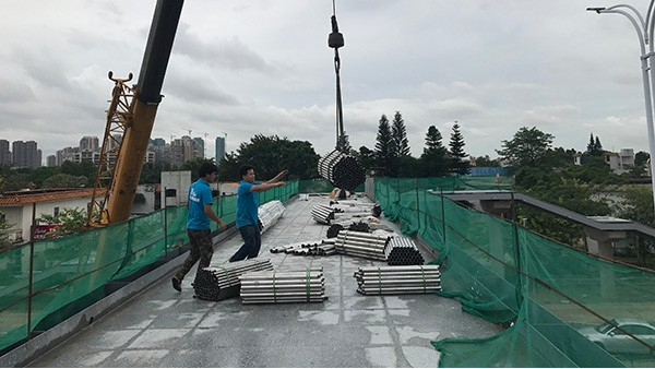 珠海市人行天橋不銹鋼護欄