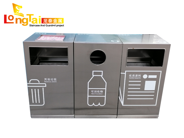 不銹鋼環(huán)衛(wèi)大號(hào)垃圾箱